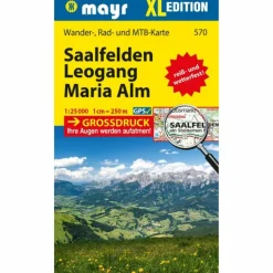 Wanderkarten Und Winterkarten|Wanderkarten Und Winterkarten^MAYR WANDERKARTE SAALFELDEN - LEOGANG - MARIA ALM XL