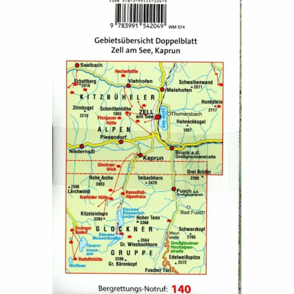 Wanderkarten Und Winterkarten|Wanderkarten Und Winterkarten^MAYR WANDERKARTE ZELL AM SEE, KAPRUN XL 1:25.000