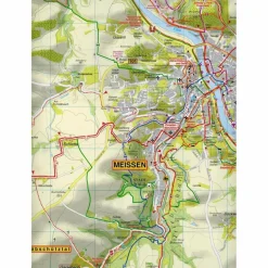 Fahrradkarten|Wanderkarten Und Winterkarten^MEIßEN UND UMGEBUNG 1 : 20 000 - Wanderkarte