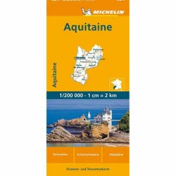 Hot MICHELIN AQUITAINE - Straßenkarte Straßenkarten|Straßenkarten
