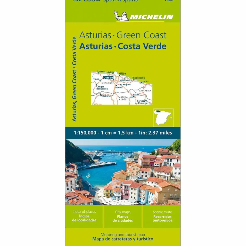 Straßenkarten|Straßenkarten^MICHELIN ASTURIAS, COSTA VERDE - Straßenkarte