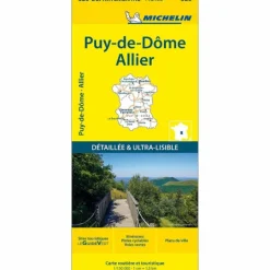 Best MICHELIN AUVERGNE - ZENTRALMASSIV - Straßenkarte Straßenkarten|Straßenkarten