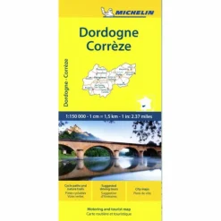 Clearance MICHELIN CORREZE / DORDOGNE (PERIGORD) - Straßenkarte Straßenkarten|Straßenkarten