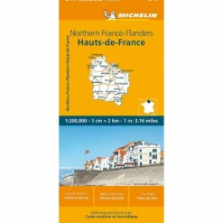 Straßenkarten|Straßenkarten^MICHELIN NORDFRANKRANKREICH - FLANDERN - Straßenkarte