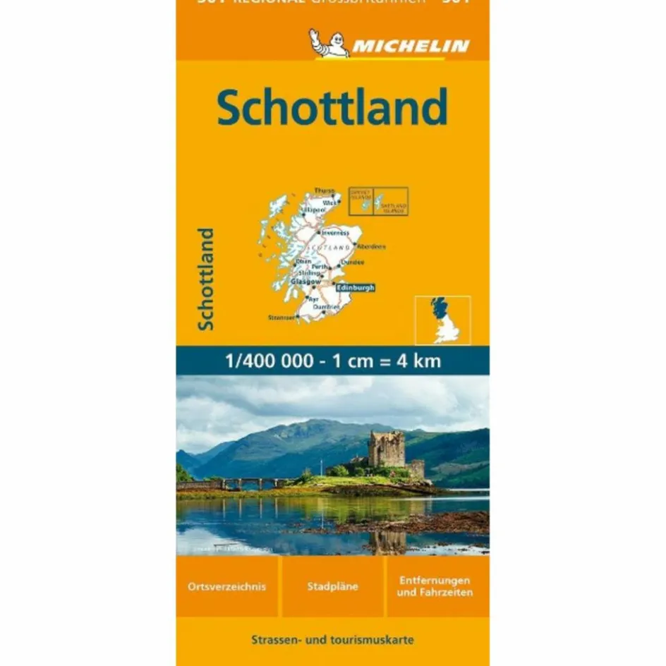 Straßenkarten|Straßenkarten^MICHELIN SCHOTTLAND - Straßenkarte
