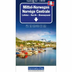 Online MITTEL-NORWEGEN NR. 04 REGIONALKARTE NORWEGEN 1:400 000 - Straßenkarte Straßenkarten|Straßenkarten