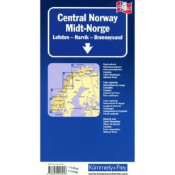 Online MITTEL-NORWEGEN NR. 04 REGIONALKARTE NORWEGEN 1:400 000 - Straßenkarte Straßenkarten|Straßenkarten