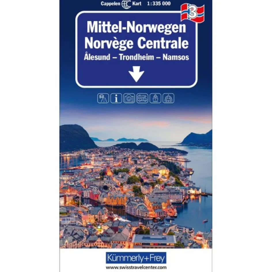Straßenkarten|Straßenkarten^MITTEL-NORWEGEN NR. 03 REGIONALKARTE NORWEGEN 1:335 000 - Straßenkarte