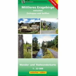 Fahrradkarten|Wanderkarten Und Winterkarten^MITTLERES ERZGEBIRGE ZWISCHEN ZSCHOPAU UND SEIFFEN