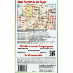 Online MITTLERES WERRATAL, GERSTUNGEN, BERKA, HERINGEN - Wanderkarte Fahrradkarten|Wanderkarten Und Winterkarten