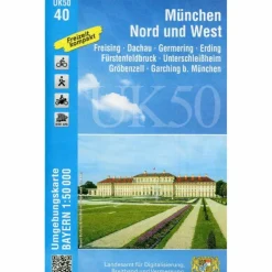 MÜNCHEN NORD UND WEST 1 : 50 000 ((UK 50-40) Fahrradkarten|Wanderkarten Und Winterkarten