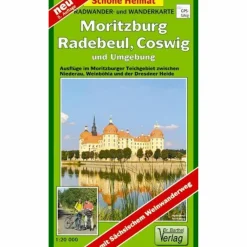 Fahrradkarten|Wanderkarten Und Winterkarten^MORITZBURG, RADEBEUL, COSWIG UND UMGEBUNG - Wanderkarte