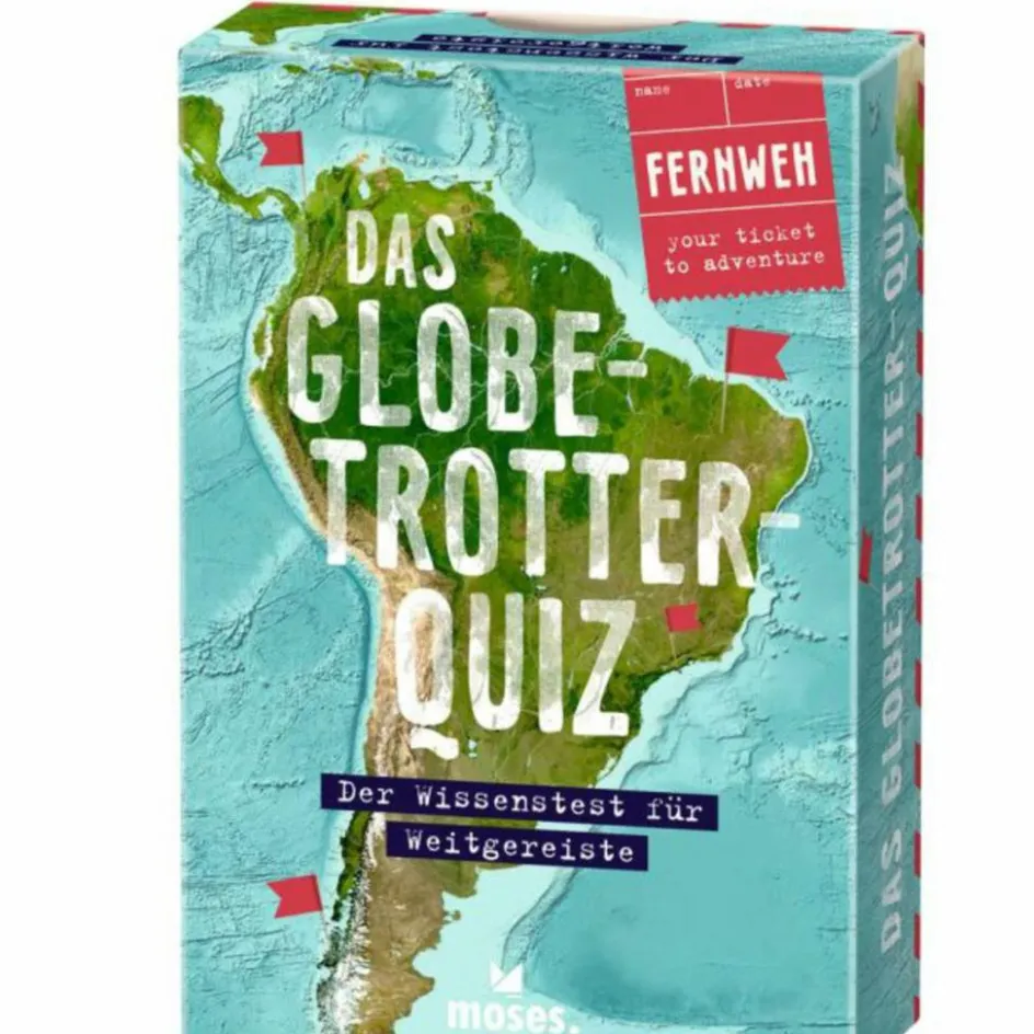 Moses Verlag Reisespiele^DAS GLOBETROTTER-QUIZ - Reisespiel