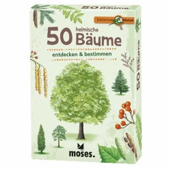 Kinder Moses Verlag Kinderreisespiele Und Spielzeug^EXPEDITION NATUR 50 HEIMISCHE BÄUME - Reisespiel