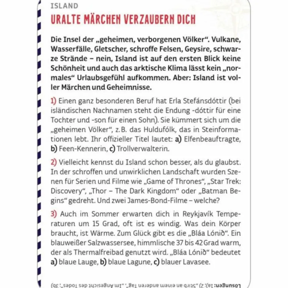 Outlet FERNWEH - DAS QUIZ DER SEHNSUCHTSORTE - Reisespiel Kinder Reisespiele|Kinderreisespiele Und Spielzeug