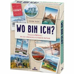 Moses Verlag Reisespiele^WO BIN ICH? - Reisespiel