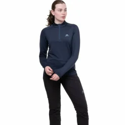 Clearance CERRIG WMNS LS ZIP T Damen - Funktionsshirt Damen Shirts Und Tops