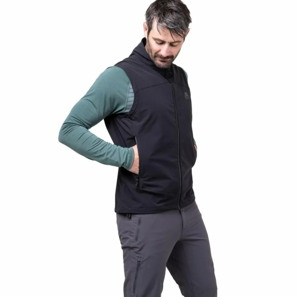 Herren Mountain Equipment Outdoorjacken^FRONTIER MENS VEST Herren - Softshellweste