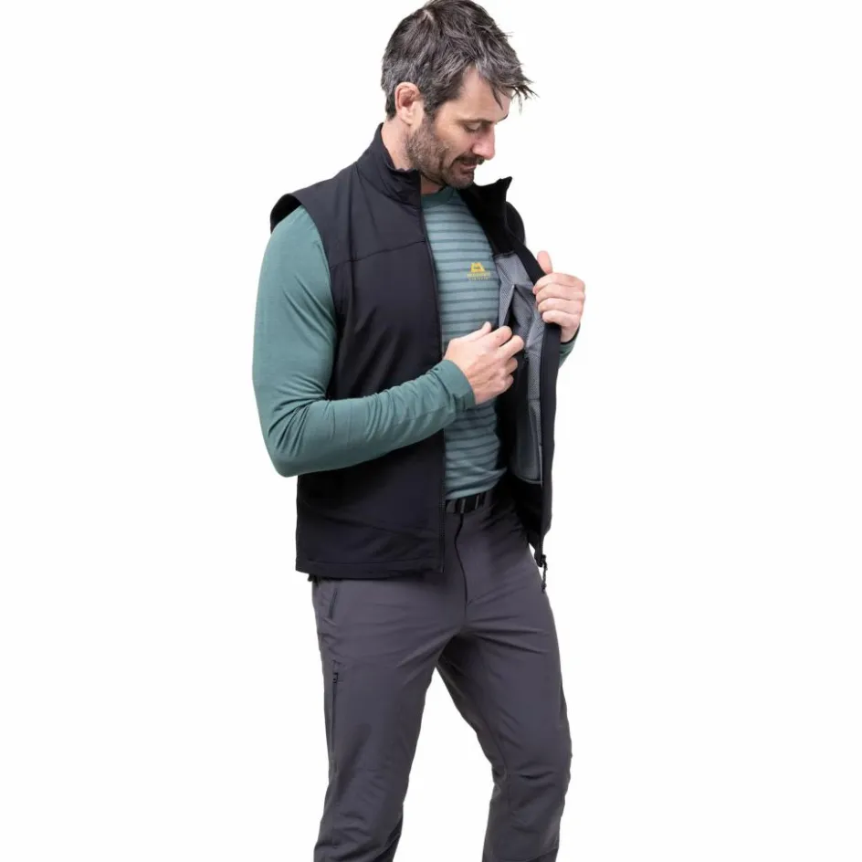 Herren Mountain Equipment Outdoorjacken^FRONTIER MENS VEST Herren - Softshellweste