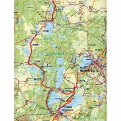 Hot MÜRITZ-NATIONALPARK - RHEINSBERGER LAND - Fahrradkarte Fahrradkarten|Fahrradkarten