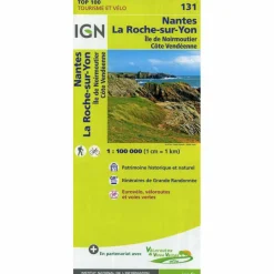 Wanderkarten Und Winterkarten|Wanderkarten Und Winterkarten^NANTES LA ROCHE SUR YON 1:100 000 - Wanderkarte