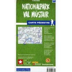 Wanderkarten Und Winterkarten|Wanderkarten Und Winterkarten^NATIONALPARK - VAL MÜSTAIR 37 WANDERKARTE 1:40 000 MATT LAMI - Wanderkarte