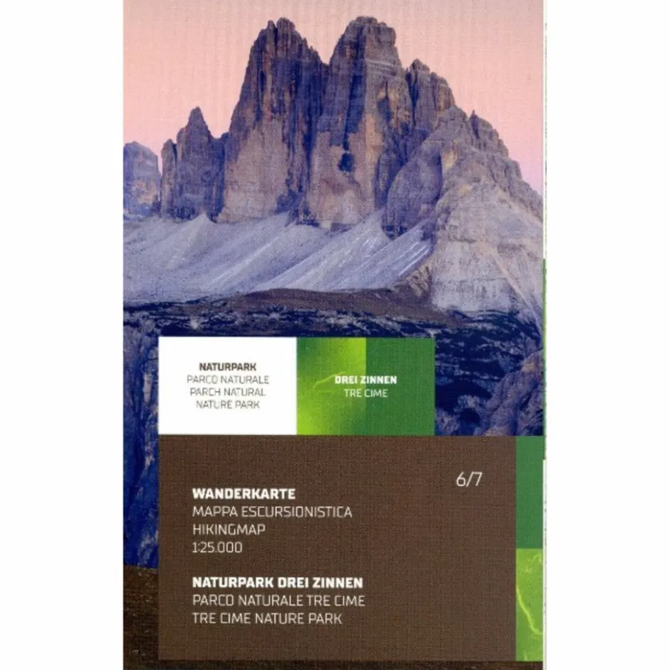 Wanderkarten Und Winterkarten|Wanderkarten Und Winterkarten^NATIONALPARK DREI ZINNEN - Wanderkarte