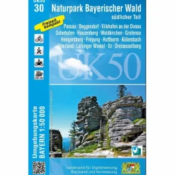 Wanderkarten Und Winterkarten|Wanderkarten Und Winterkarten^NATURPARK BAYERISCHER WALD - SÜDLICHER TEIL 1 : 50 000 - Wanderkarte