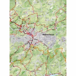 Wanderkarten Und Winterkarten|Wanderkarten Und Winterkarten^NATURPARK BERGISCHES LAND #1 1:25.000 - Wanderkarte