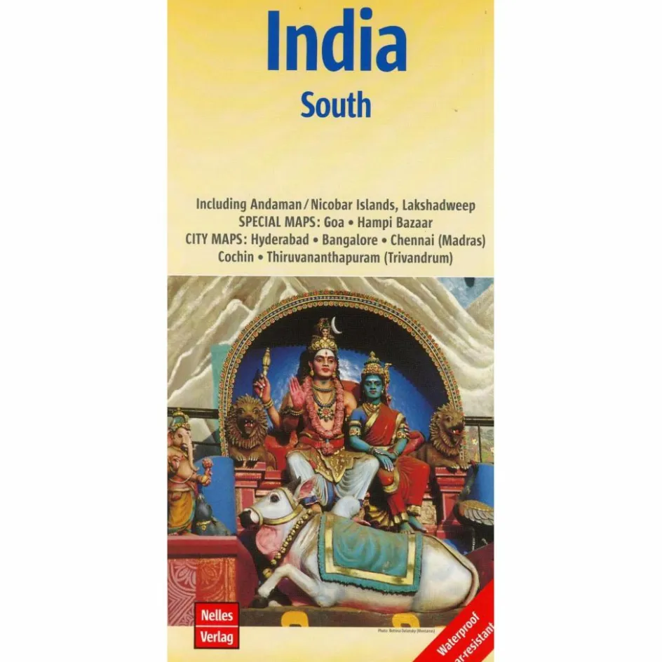 Straßenkarten|Wanderkarten Und Winterkarten^NELLES MAPS INDIA: SOUTH - Straßenkarte