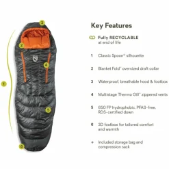 Nemo Daunenschlafsäcke|3-Jahreszeiten-Schlafsäcke^DISCO MENS 30 REGULAR - Daunenschlafsack