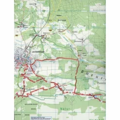 Outlet NIEDERER FLÄMING, LUCKENWALDE, JÜTERBORG - Wanderkarte Fahrradkarten|Wanderkarten Und Winterkarten