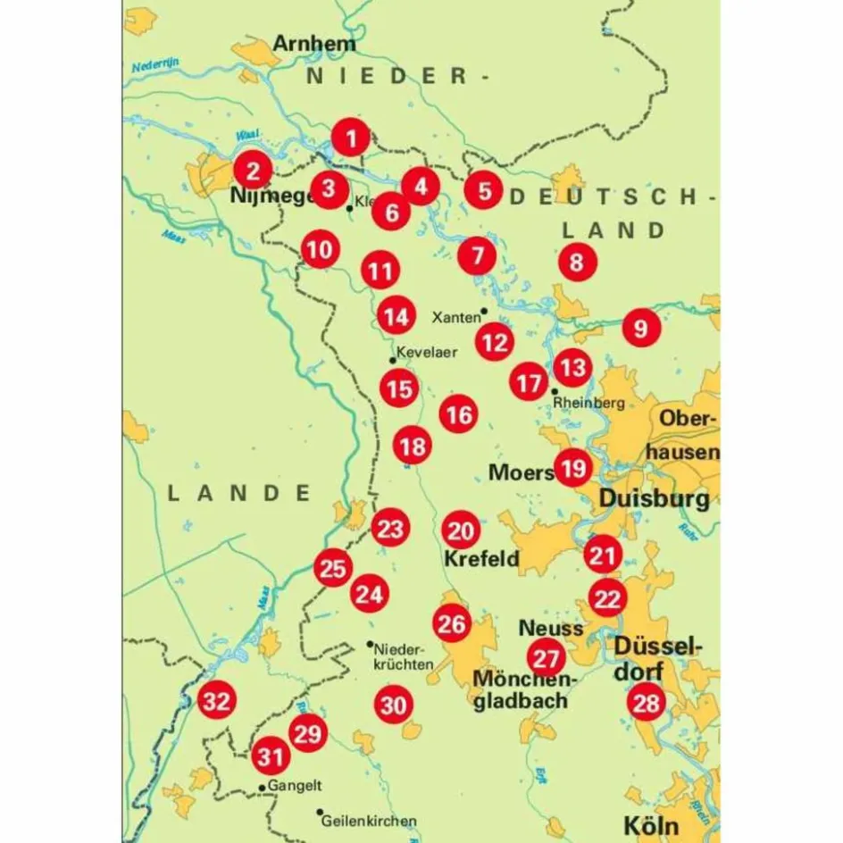 Hot NIEDERRHEIN RADLANDLUST, 32 LIEBLINGSTOUREN, E-BIKE-GEEIGNET - Radwanderführer Wohnmobilreiseführer|Radwanderführer Und Mountainbikeführer