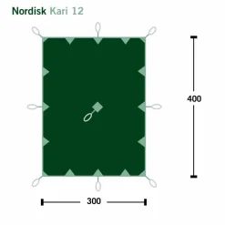 Nordisk Tarps^KARI 12 TECHNICAL COTTON TARP - Tarp