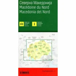 Outlet NORDMAZEDONIEN, STRAßEN- UND FREIZEITKARTE 1:200.000 - Straßenkarte Straßenkarten|Straßenkarten