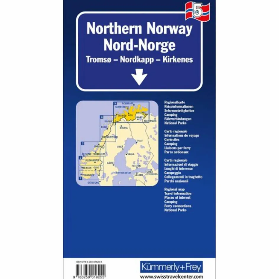 Hot NORD-NORWEGEN NR. 05 REGIONALKARTE NORWEGEN 1:400 000 - Straßenkarte Straßenkarten|Straßenkarten