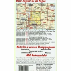 Fahrradkarten|Wanderkarten Und Winterkarten^NORDRAUM LEIPZIG 1 : 50 000 - Wanderkarte