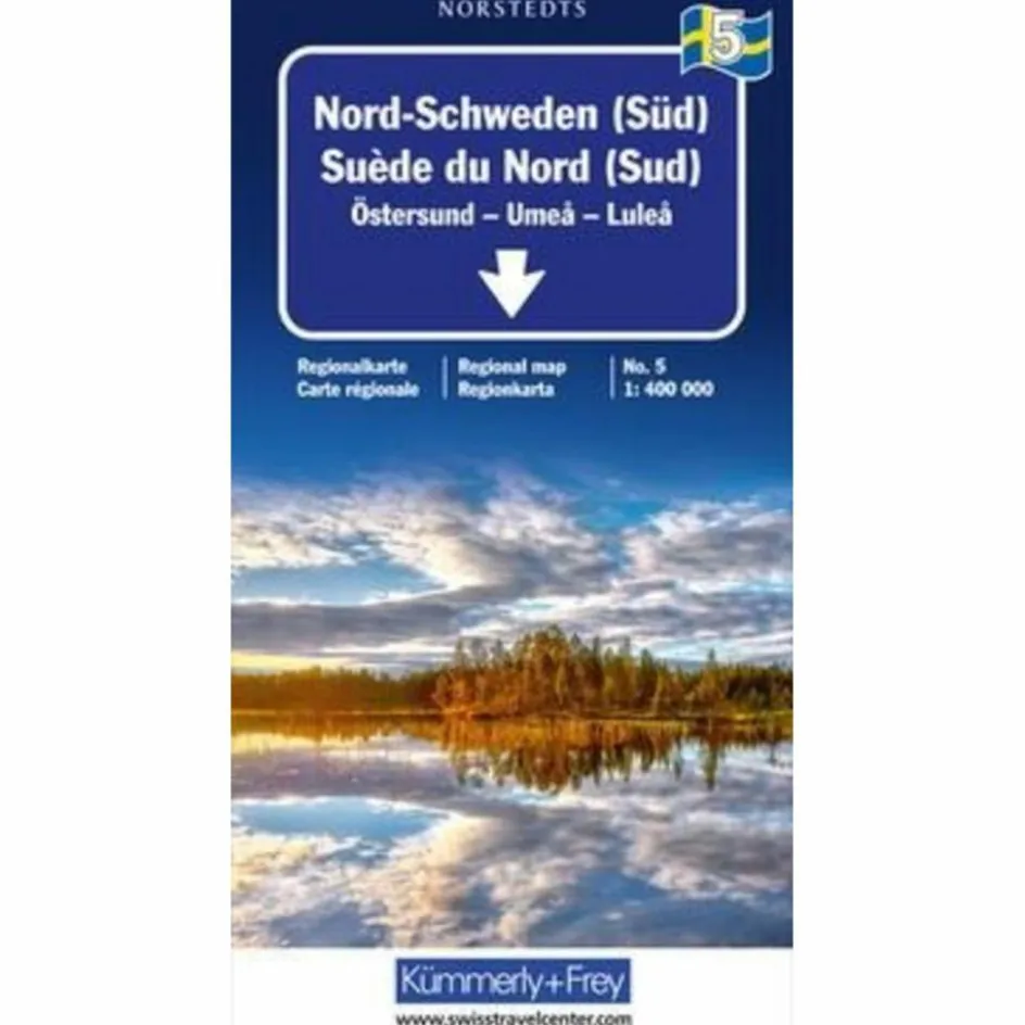 Straßenkarten|Straßenkarten^NORD-SCHWEDEN (SÜD) NR. 05 REGIONALKARTE SCHWEDEN 1:400 000 - Straßenkarte
