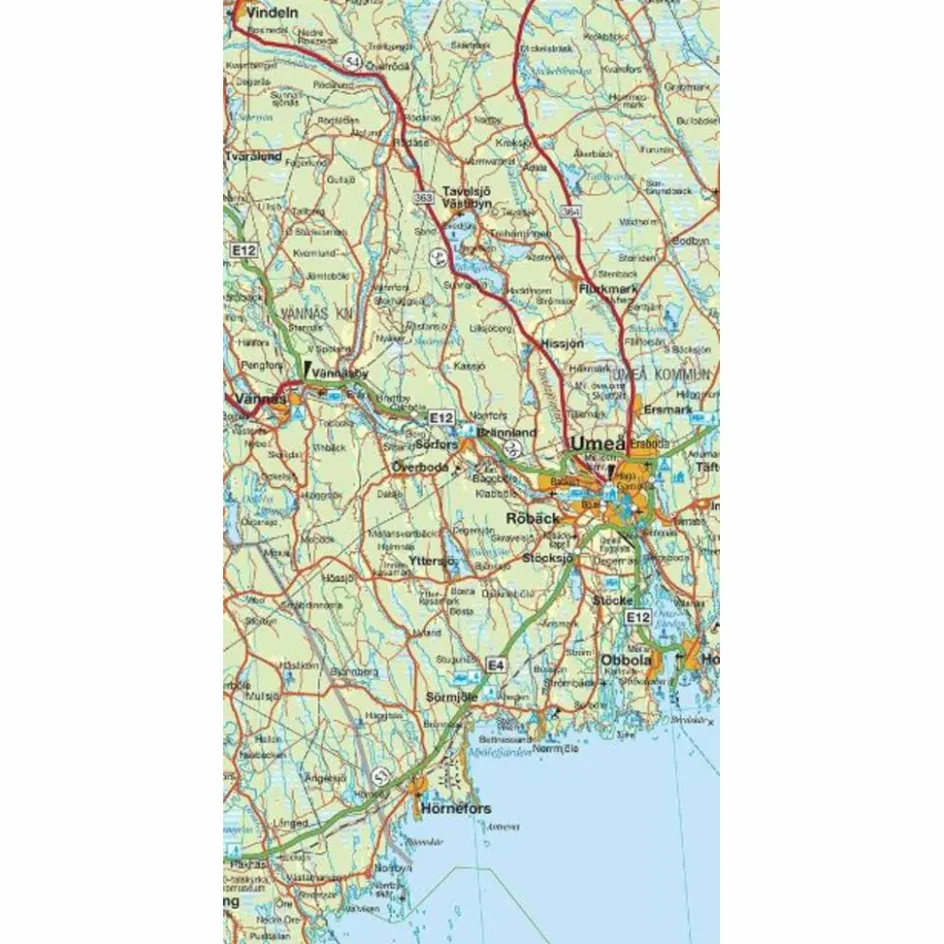 Straßenkarten|Straßenkarten^NORD-SCHWEDEN (SÜD) NR. 05 REGIONALKARTE SCHWEDEN 1:400 000 - Straßenkarte