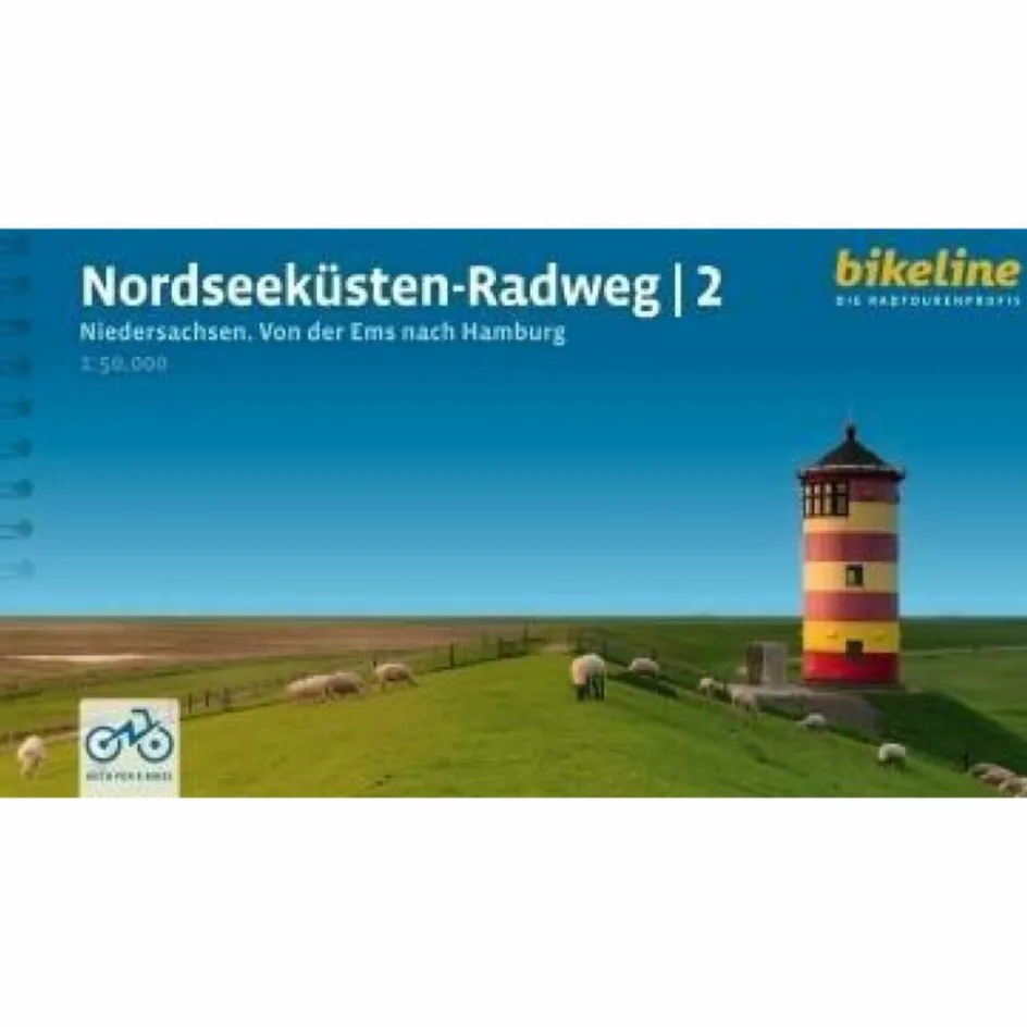 Radwanderführer Und Mountainbikeführer^NORDSEEKÜSTEN-RADWEG 2 1:75000