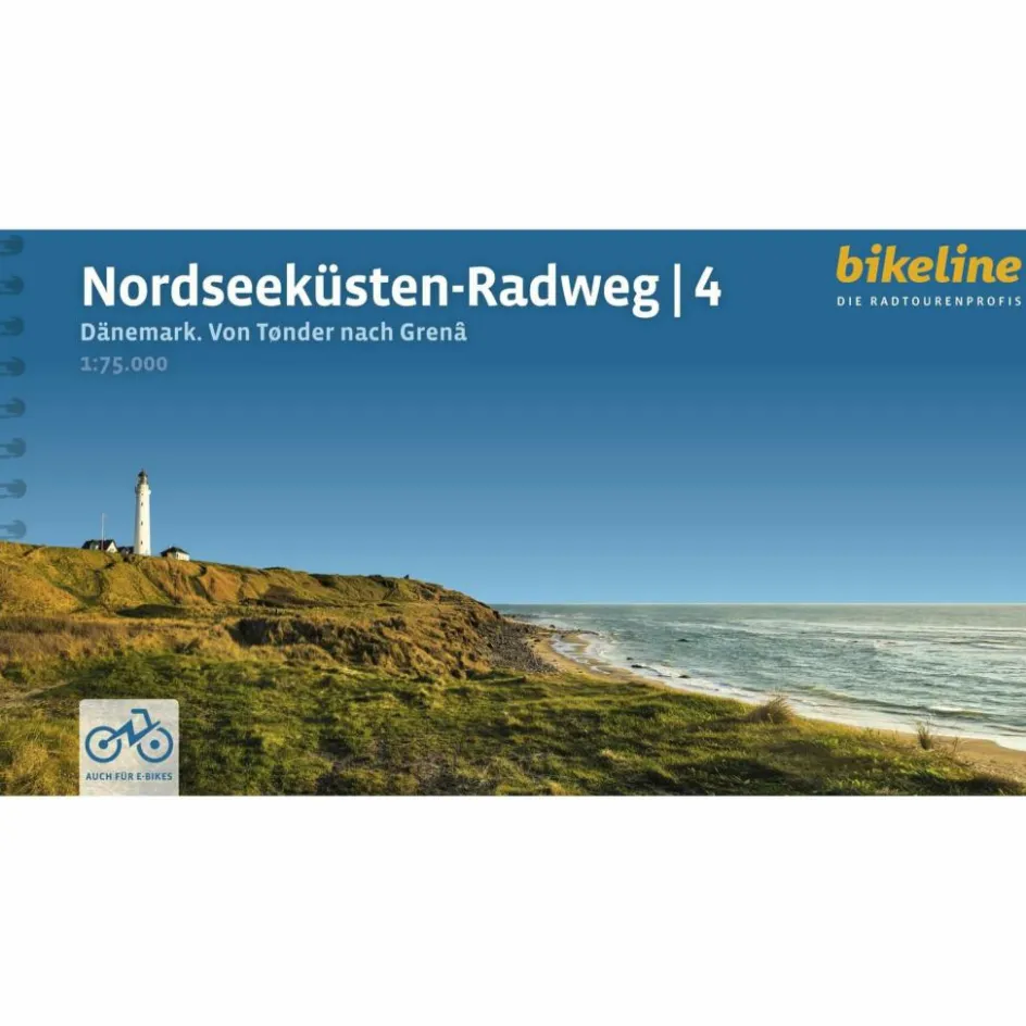 Radwanderführer Und Mountainbikeführer^NORDSEEKÜSTEN-RADWEG. 1:75000 TEIL 4 - Radwanderführer