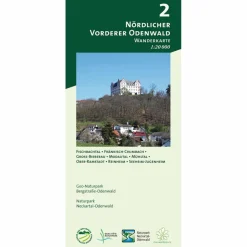 Wanderkarten Und Winterkarten|Wanderkarten Und Winterkarten^NÖRDLICHER VORDERER ODENWALD 1 : 20 000 BLATT 2 - Wanderkarte