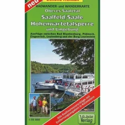 Sale OBERES SAALETAL, SAALFELD, HOHENWARTETAL - Wanderkarte Fahrradkarten|Wanderkarten Und Winterkarten