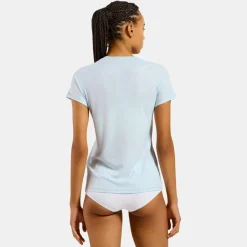 Damen Odlo Funktionsunterwäsche^BL TOP CREW NECK S/S ACTIVE LIGHT Damen - Funktionsshirt