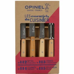 New LES ESSENTIELS KÜCHENMESSER-SET, 4-TEILIG - Küchenmesser Feststehende Messer|Campingtöpfe Und Campinggeschirr