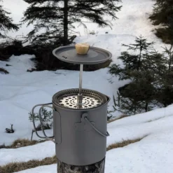 Origin Outdoors Kaffee Equipment|Campingtöpfe Und Campinggeschirr^FRENCH PRESS 3 IN 1 TITAN - Kaffeepresse