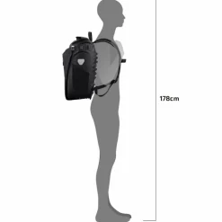 Ortlieb Reflektierendes Zubehör|Fahrradtaschen Und Fahrradrucksäcke^VARIO HIGH-VIS - Fahrradrucksack