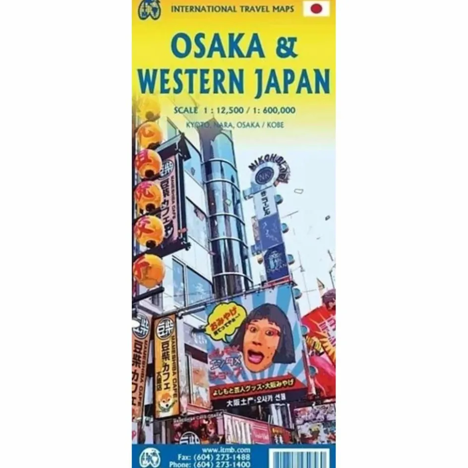 Hot OSAKA / WESTERN JAPAN - Straßenkarte Straßenkarten|Straßenkarten