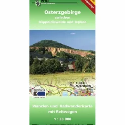 OSTERZGEBIRGE - Wanderkarte Wanderkarten Und Winterkarten|Wanderkarten Und Winterkarten