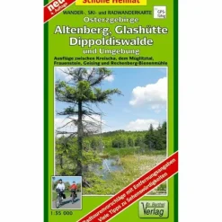 Discount OSTERZGEBIRGE. ALTENBERG UND UMGEBUNG - Wanderkarte Fahrradkarten|Wanderkarten Und Winterkarten